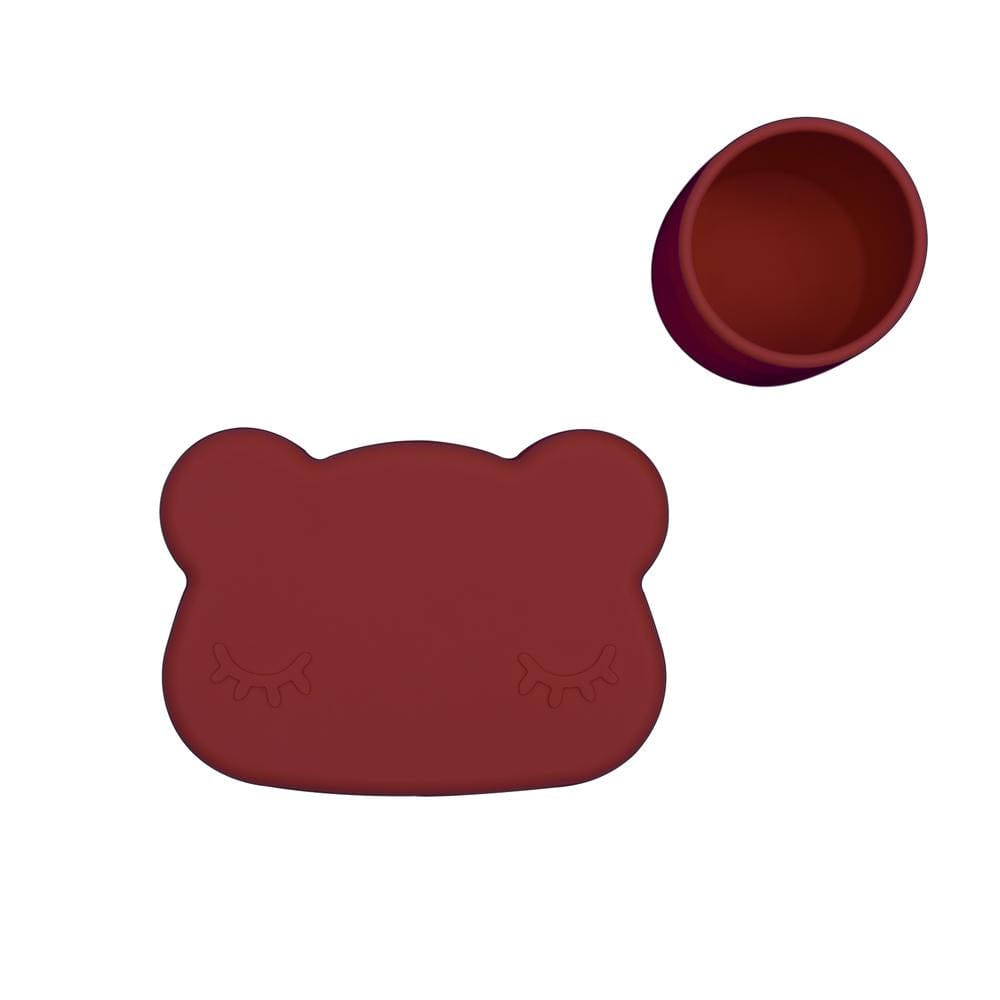 We Might Be Tiny Bear Silicone Bowl and Plate Snackie We Might Be Tiny Bear Silicone Bowl and Plate Snackie 