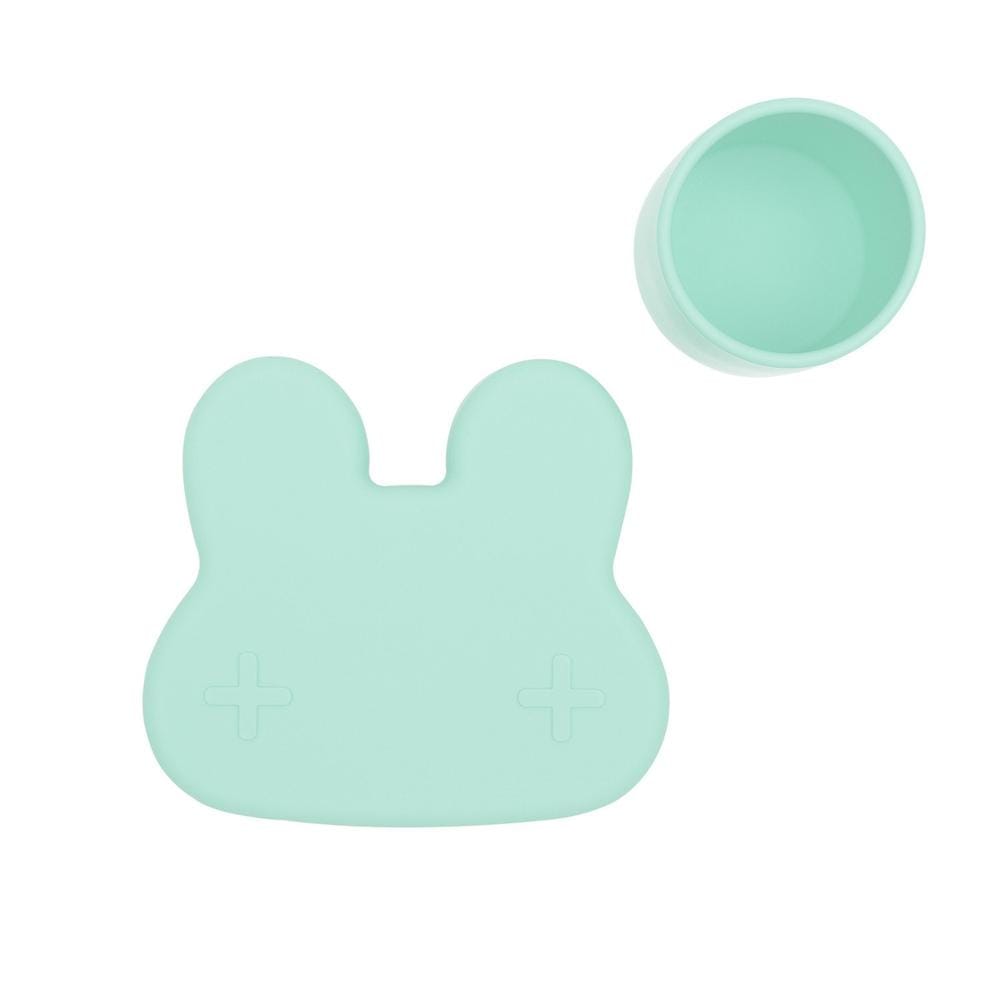 We Might Be Tiny Bunny Silicone Bowl and Plate Snackie We Might Be Tiny Bunny Silicone Bowl and Plate Snackie 