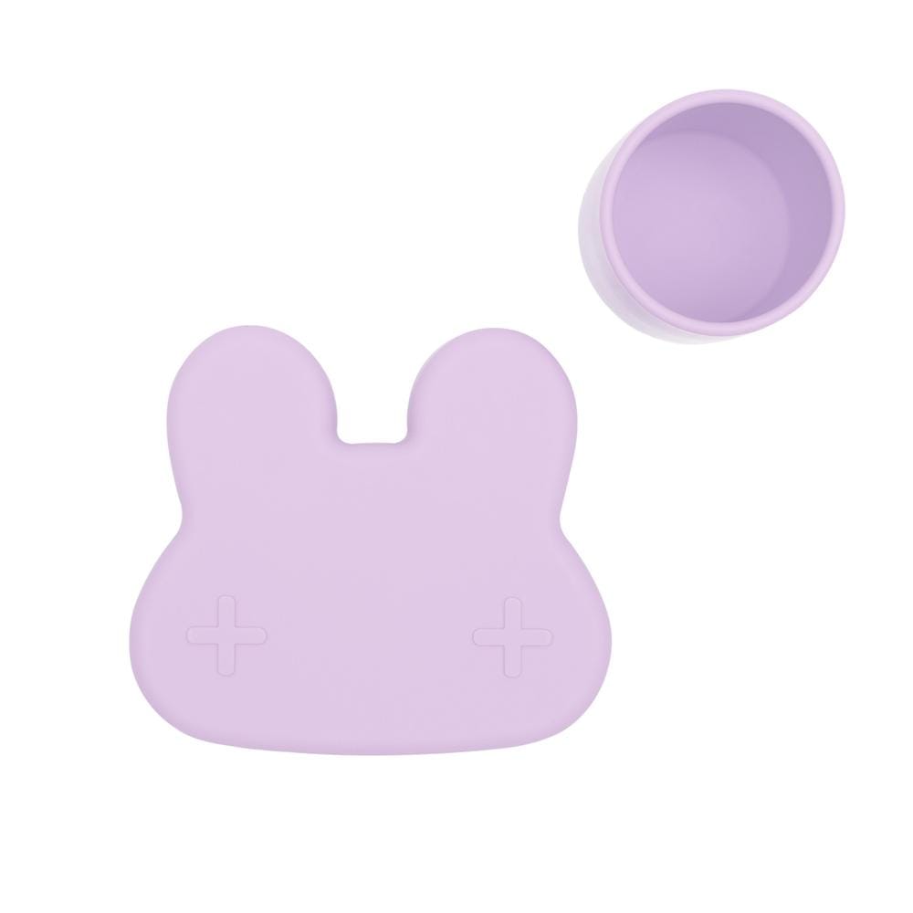 We Might Be Tiny Bunny Silicone Bowl and Plate Snackie We Might Be Tiny Bunny Silicone Bowl and Plate Snackie 