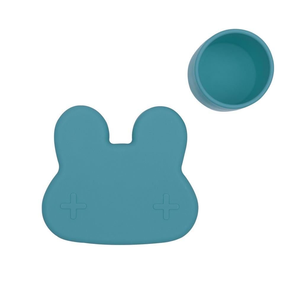 We Might Be Tiny Bunny Silicone Bowl and Plate Snackie We Might Be Tiny Bunny Silicone Bowl and Plate Snackie 