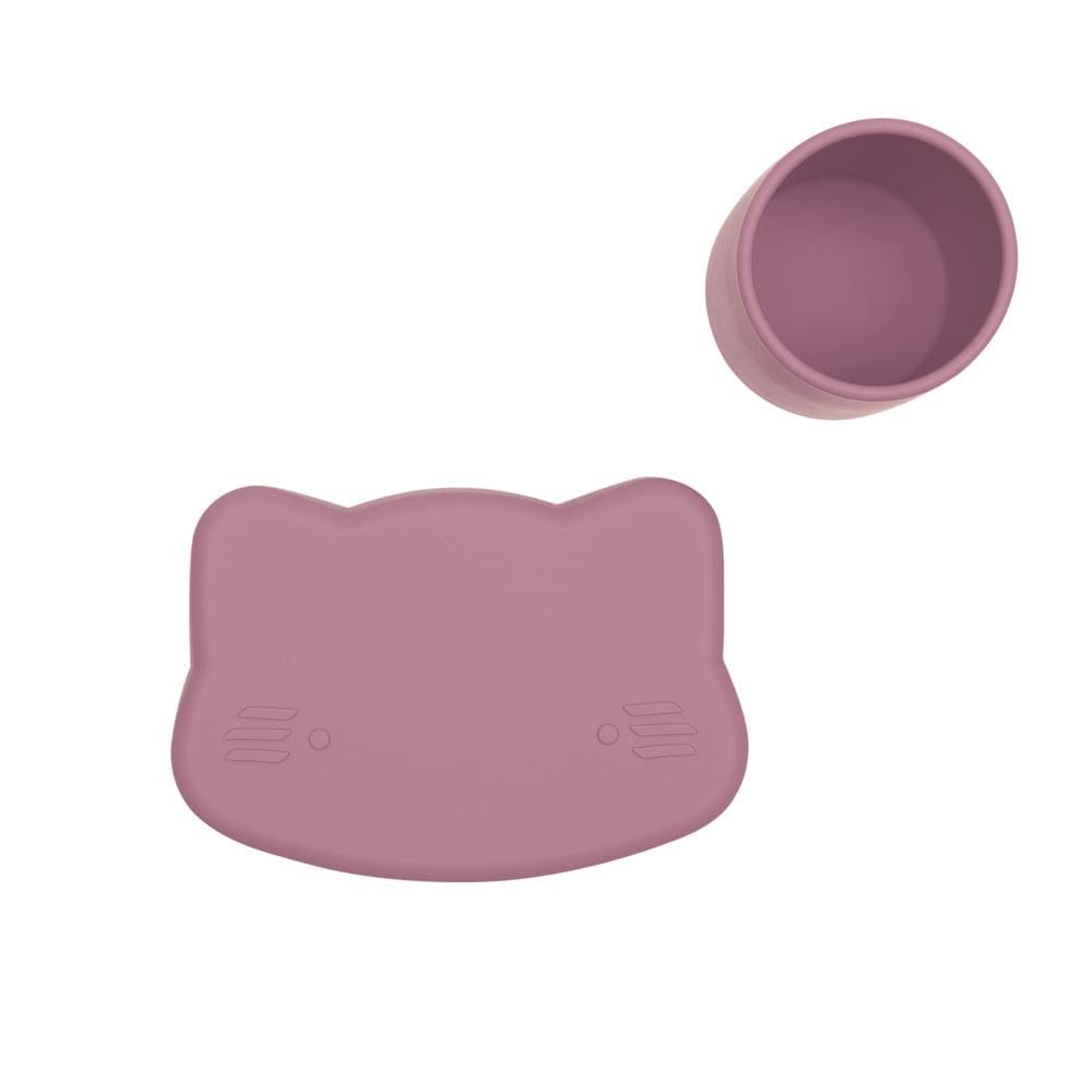 We Might Be Tiny Cat Silicone Bowl and Plate Snackie We Might Be Tiny Cat Silicone Bowl and Plate Snackie 