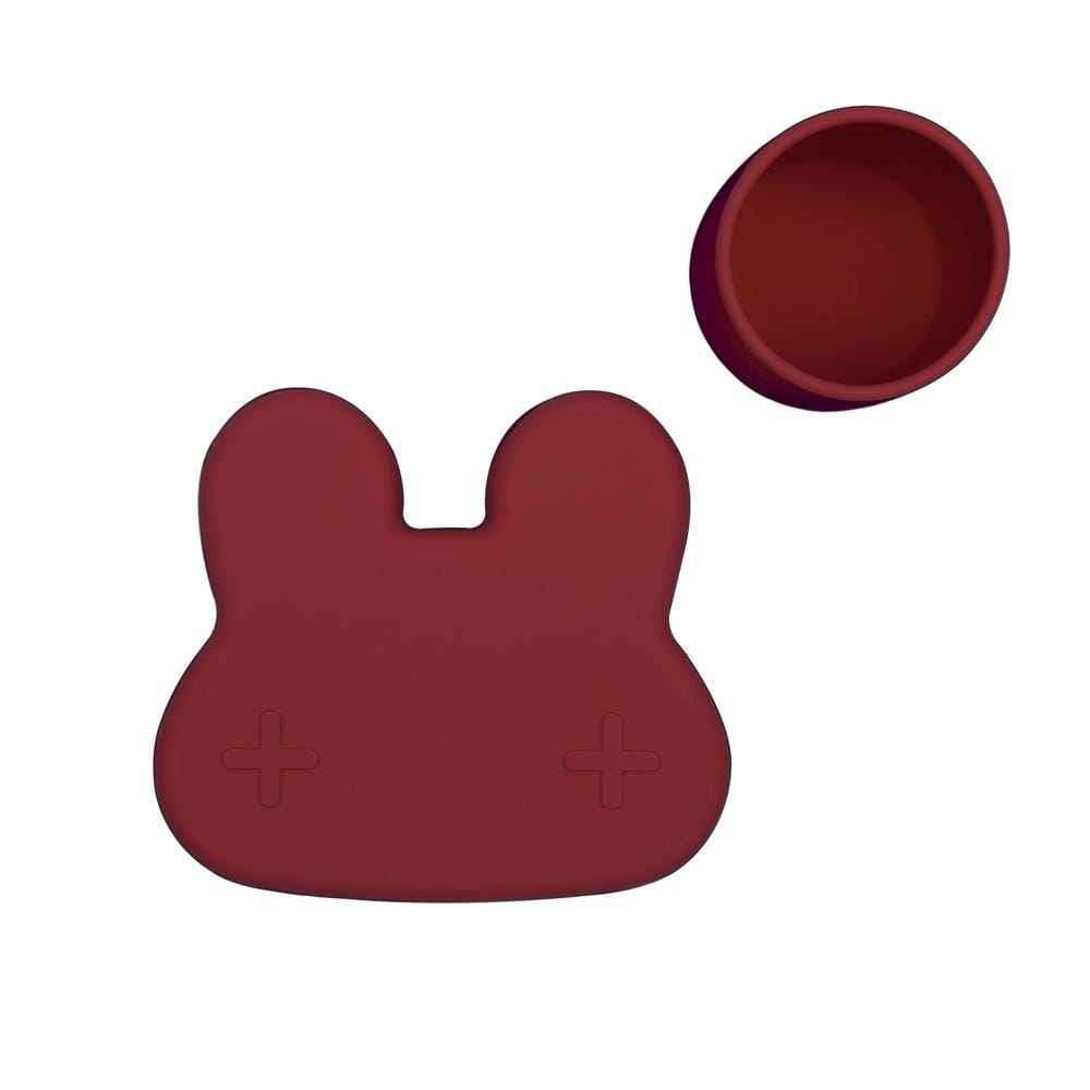 We Might Be Tiny Bunny Silicone Bowl and Plate Snackie We Might Be Tiny Bunny Silicone Bowl and Plate Snackie 