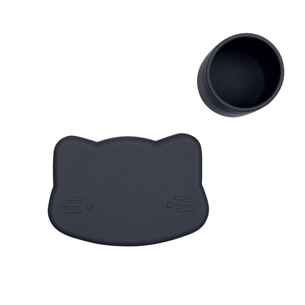 We Might Be Tiny Cat Silicone Bowl and Plate Snackie We Might Be Tiny Cat Silicone Bowl and Plate Snackie 