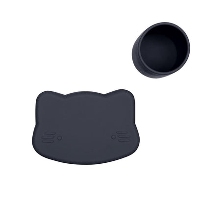 We Might Be Tiny Cat Silicone Bowl and Plate Snackie We Might Be Tiny Cat Silicone Bowl and Plate Snackie 