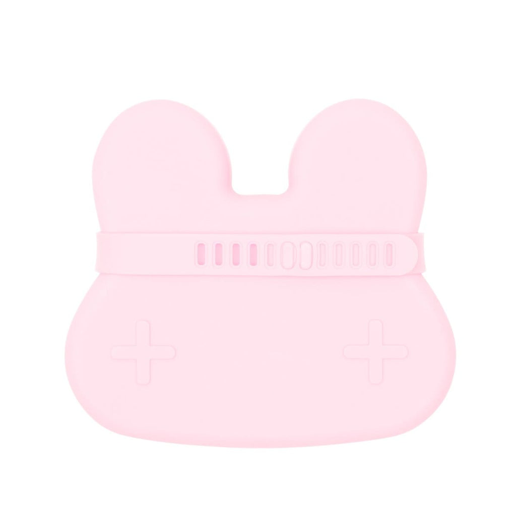 We Might Be Tiny Bunny Silicone Bowl and Plate Snackie Powder Pink TIBS03