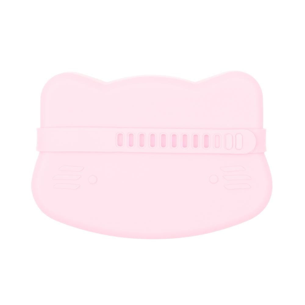 We Might Be Tiny Cat Silicone Bowl and Plate Snackie Powder Pink TICS03