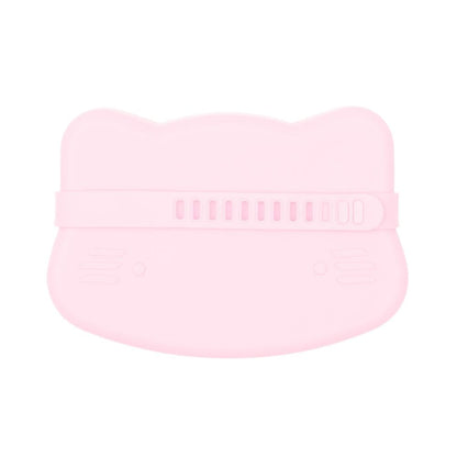 We Might Be Tiny Cat Silicone Bowl and Plate Snackie Powder Pink TICS03