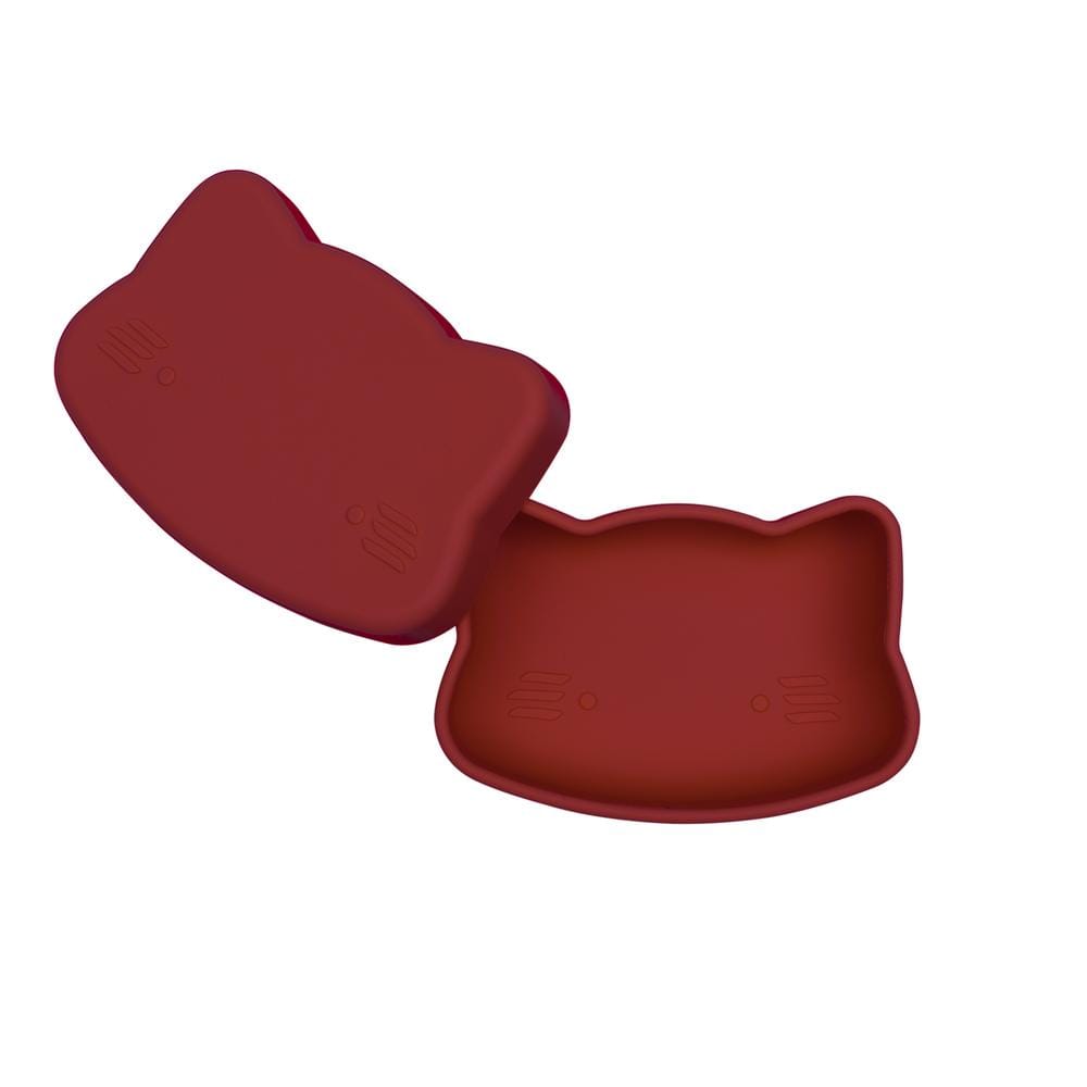 We Might Be Tiny Cat Silicone Bowl and Plate Snackie We Might Be Tiny Cat Silicone Bowl and Plate Snackie 