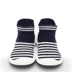 Komuello Marine Boy Baby Rubber Sole Sock Shoes Komuello Marine Boy Baby Rubber Sole Sock Shoes 