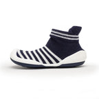 Komuello Marine Boy Baby Rubber Sole Sock Shoes Komuello Marine Boy Baby Rubber Sole Sock Shoes 