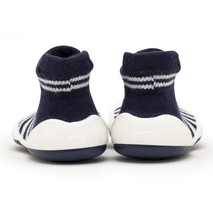 Komuello Marine Boy Baby Rubber Sole Sock Shoes Komuello Marine Boy Baby Rubber Sole Sock Shoes 