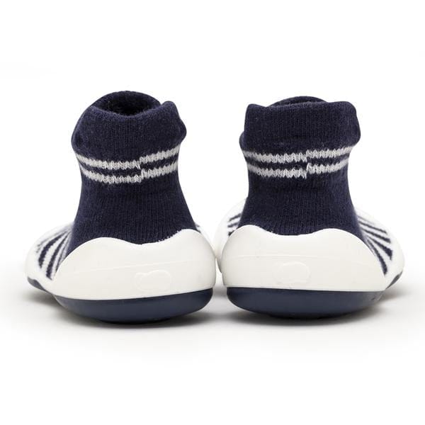 Komuello Marine Boy Baby Rubber Sole Sock Shoes Komuello Marine Boy Baby Rubber Sole Sock Shoes 