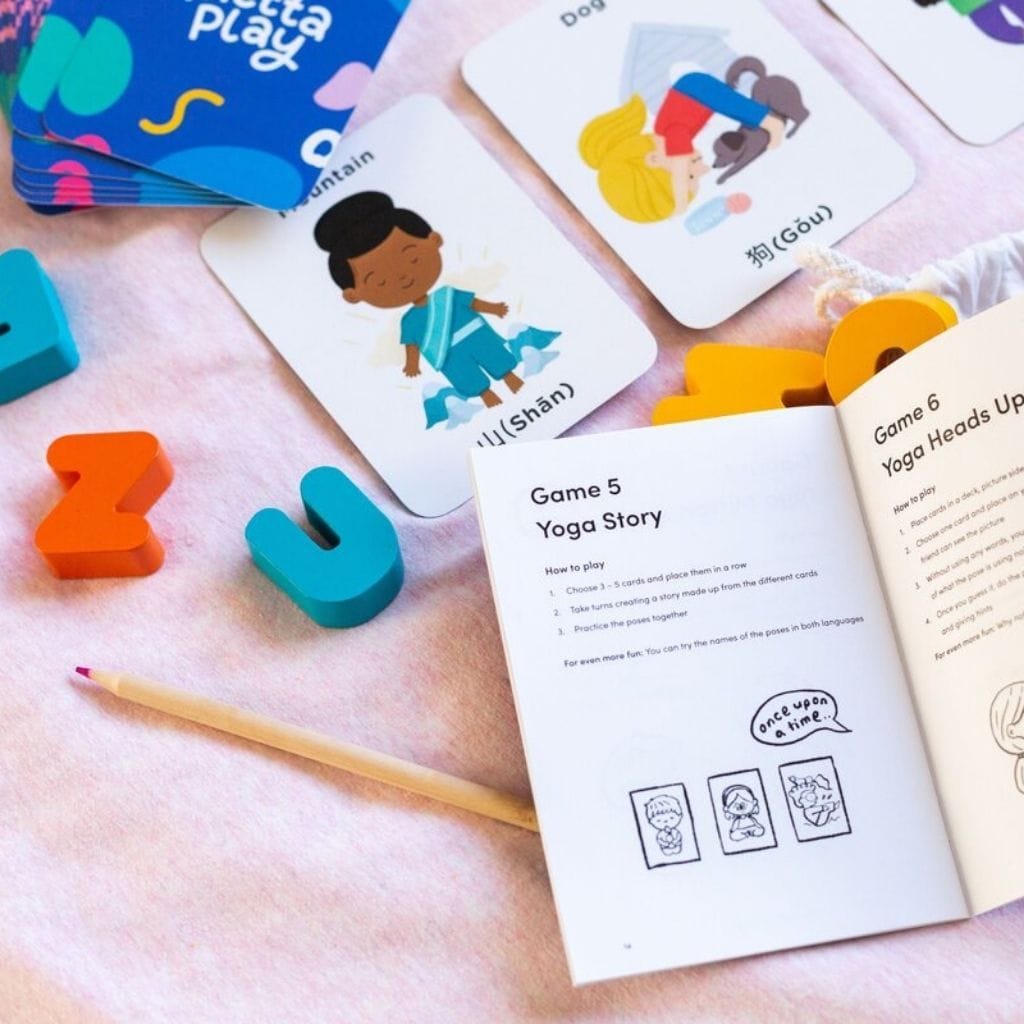 Metta Play Bilingual Kids Yoga Flash Cards Metta Play Bilingual Kids Yoga Flash Cards 