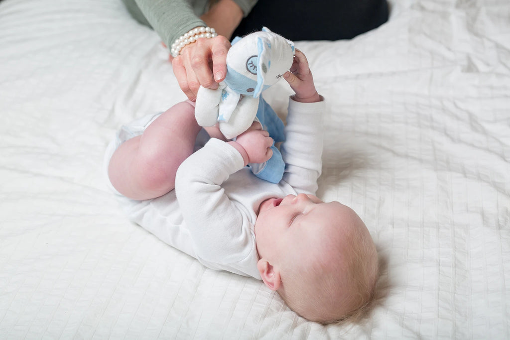 Lulujo Muslin Cotton Animal Lovey Lulujo Muslin Cotton Animal Lovey 