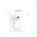 Mitteez Organic Teething Mitten - Pea Bear Mitteez Organic Teething Mitten - Pea Bear 