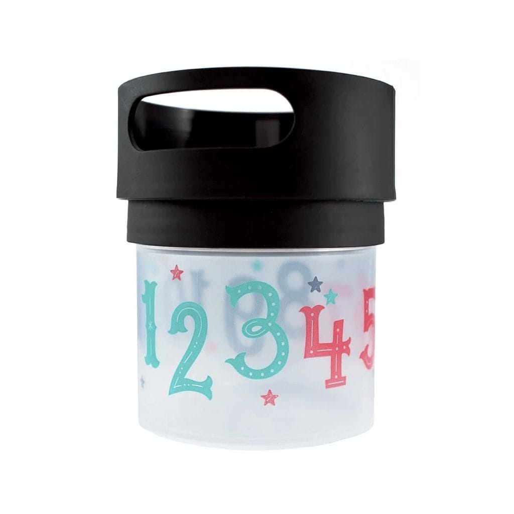 Munchie Mug Spill Proof Toddler Snack Cup 350ml Black MM-12oz-black