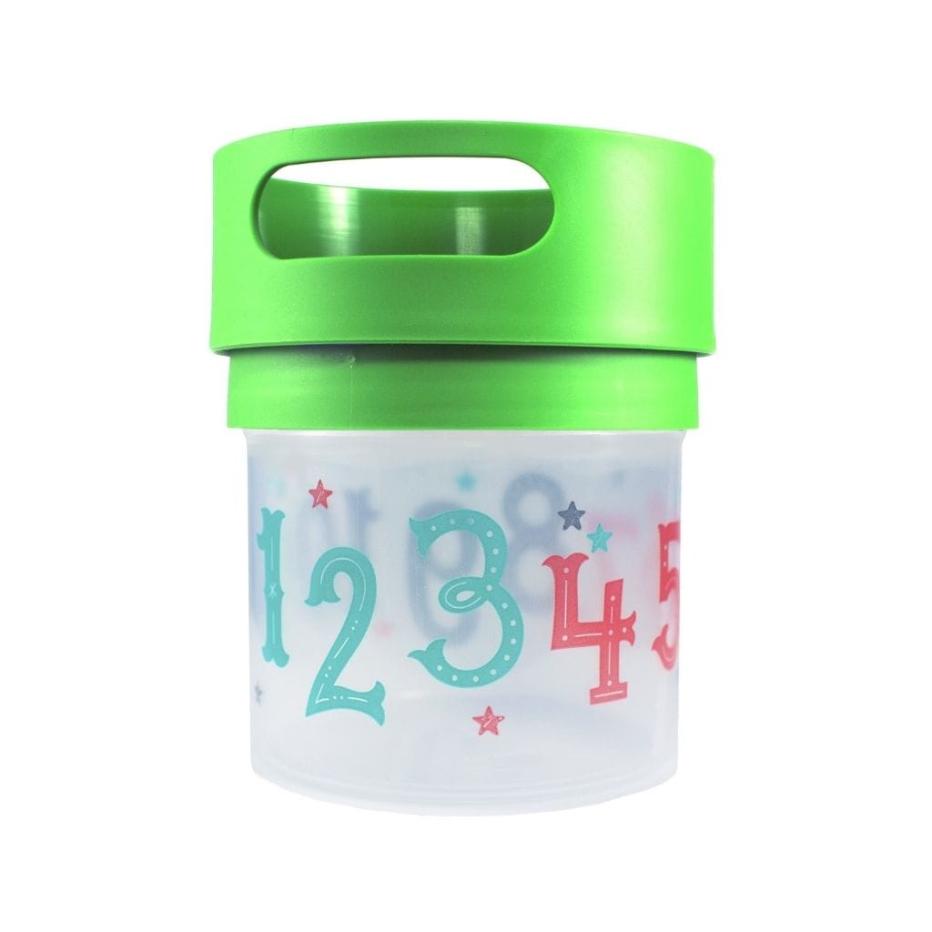 Munchie Mug Spill Proof Toddler Snack Cup 350ml Green MM-12oz-green
