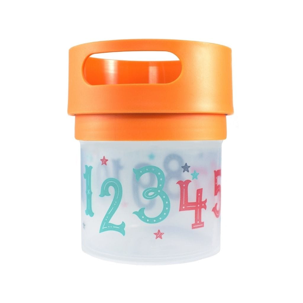 Munchie Mug Spill Proof Toddler Snack Cup 350ml Orange MM-12oz-orange