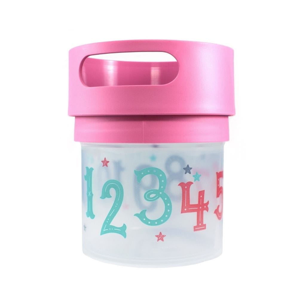 Munchie Mug Spill Proof Toddler Snack Cup 350ml Pink MM-12oz-pink