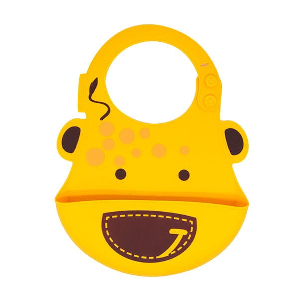 Marcus & Marcus Soft Silicone Baby Bib Lola Yellow Giraffe MNMBB01GF