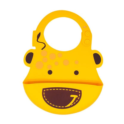 Marcus & Marcus Soft Silicone Baby Bib Lola Yellow Giraffe MNMBB01GF