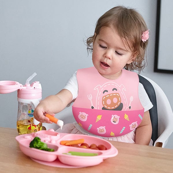 Marcus & Marcus Wide Coverage Silicone Bib Marcus & Marcus Wide Coverage Silicone Bib 