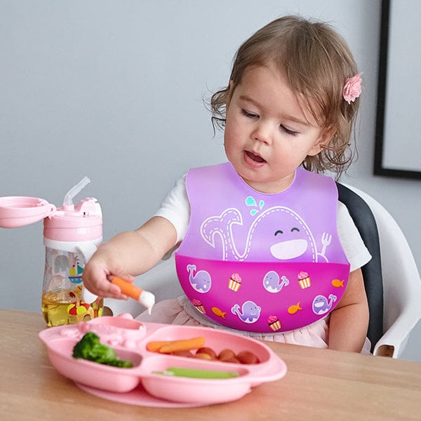 Marcus & Marcus Wide Coverage Silicone Bib Marcus & Marcus Wide Coverage Silicone Bib 
