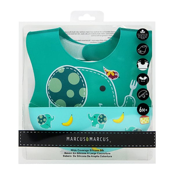 Marcus & Marcus Wide Coverage Silicone Bib Marcus & Marcus Wide Coverage Silicone Bib 