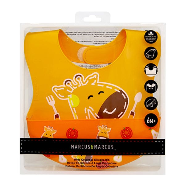 Marcus & Marcus Wide Coverage Silicone Bib Marcus & Marcus Wide Coverage Silicone Bib 