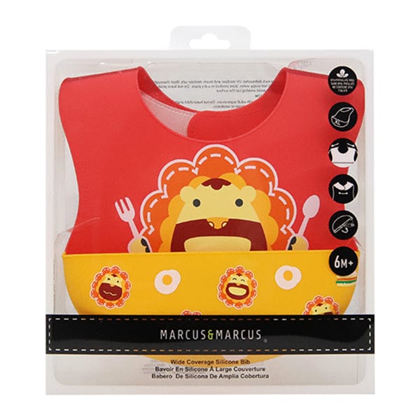Marcus & Marcus Wide Coverage Silicone Bib Marcus & Marcus Wide Coverage Silicone Bib 