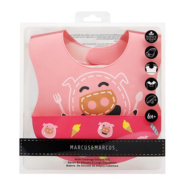 Marcus & Marcus Wide Coverage Silicone Bib Marcus & Marcus Wide Coverage Silicone Bib 