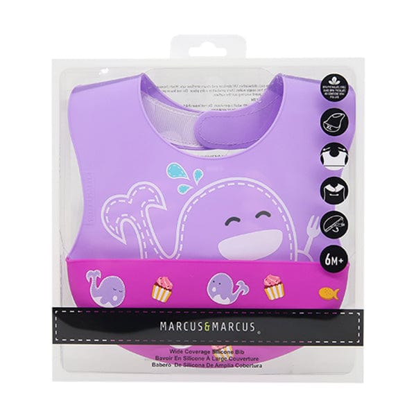 Marcus & Marcus Wide Coverage Silicone Bib Marcus & Marcus Wide Coverage Silicone Bib 