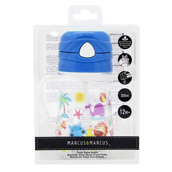 Marcus & Marcus Kids Tritan Straw Bottle Marcus & Marcus Kids Tritan Straw Bottle 