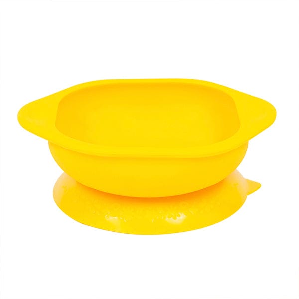 Marcus & Marcus Silicone Square Suction Bowl Yelllow MNMKD26GF