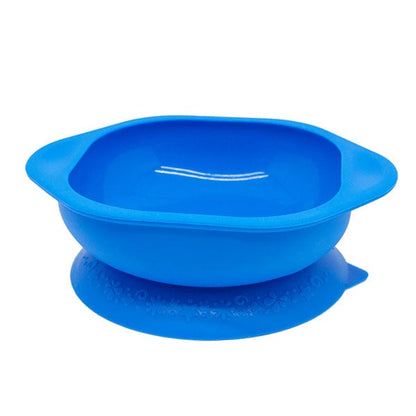 Marcus & Marcus Silicone Square Suction Bowl Blue MNMKD26HP