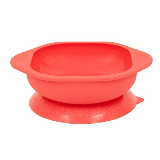 Marcus & Marcus Silicone Square Suction Bowl Red MNMKD26LN