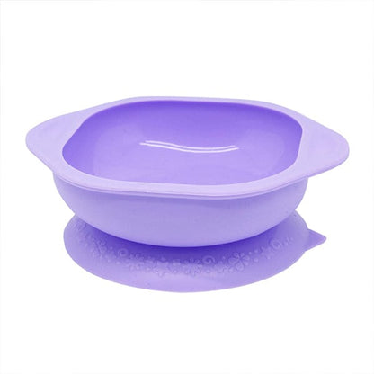 Marcus & Marcus Silicone Square Suction Bowl Lilac MNMKD26WL