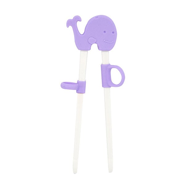 Marcus & Marcus Toddler Learning Right/Left-Handed Chopsticks Willo Lilac Whale MNMKD27-WL