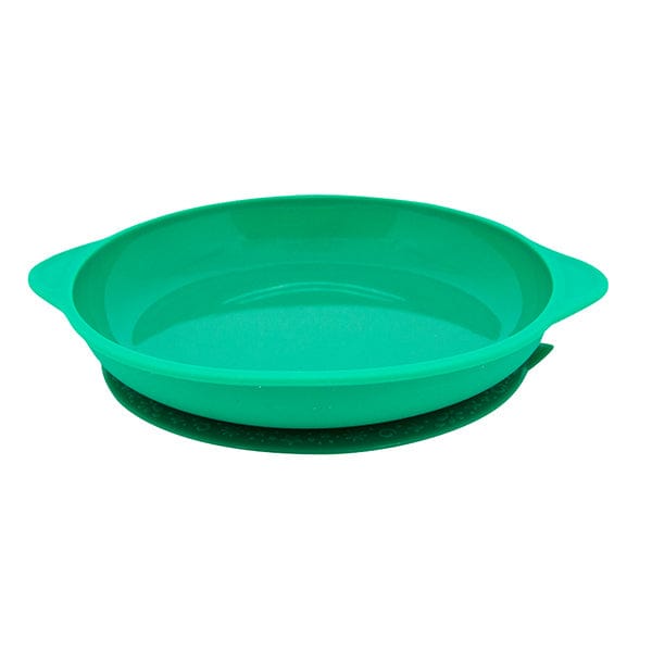Marcus & Marcus Silicone Round Suction Plate Green MNMKD32EP