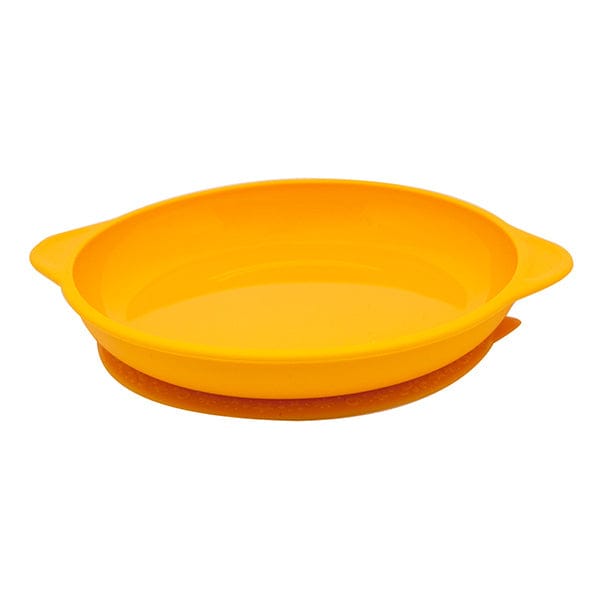 Marcus & Marcus Silicone Round Suction Plate Yelllow MNMKD32GF