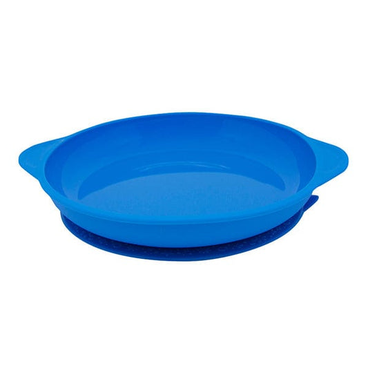Marcus & Marcus Silicone Round Suction Plate Blue MNMKD32HP
