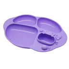 Marcus & Marcus Yummy Dips Suction Divided Plate Lilac MNMKD36WL