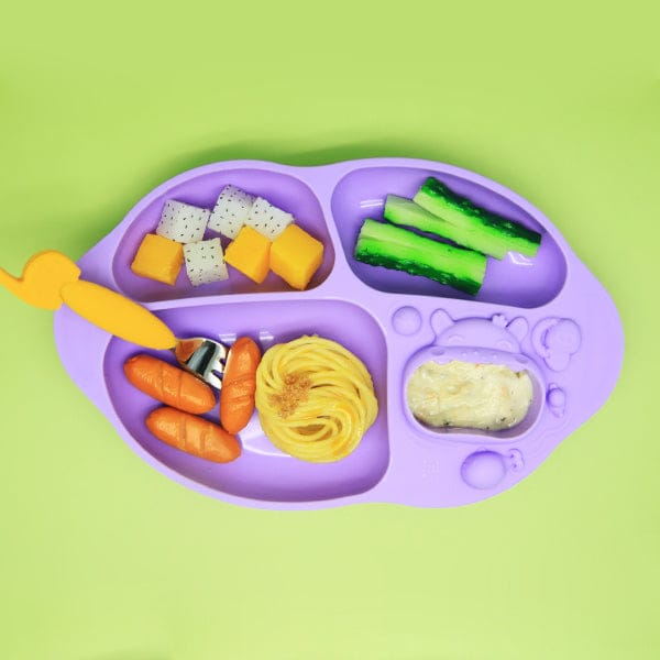 Marcus & Marcus Yummy Dips Suction Divided Plate Marcus & Marcus Yummy Dips Suction Divided Plate 