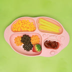 Marcus & Marcus Yummy Dips Suction Divided Plate Marcus & Marcus Yummy Dips Suction Divided Plate 