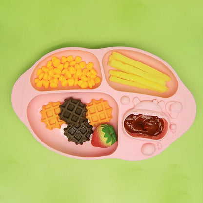 Marcus & Marcus Yummy Dips Suction Divided Plate Marcus & Marcus Yummy Dips Suction Divided Plate 