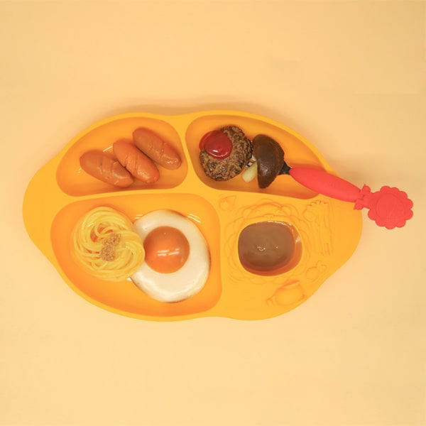 Marcus & Marcus Yummy Dips Suction Divided Plate Marcus & Marcus Yummy Dips Suction Divided Plate 