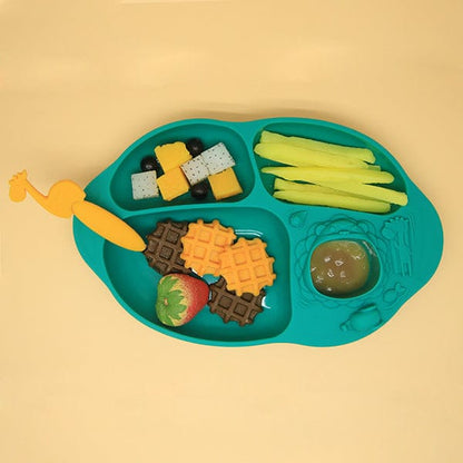 Marcus & Marcus Yummy Dips Suction Divided Plate Marcus & Marcus Yummy Dips Suction Divided Plate 