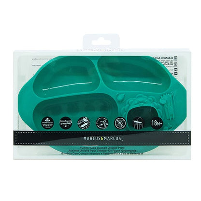 Marcus & Marcus Yummy Dips Suction Divided Plate Marcus & Marcus Yummy Dips Suction Divided Plate 