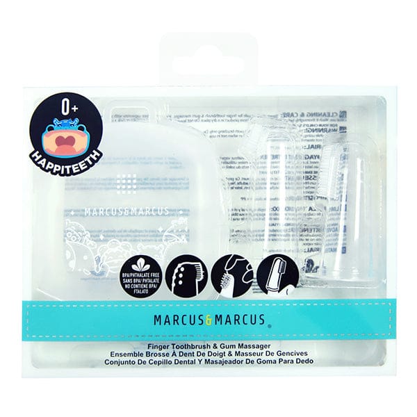 Marcus & Marcus Stage 1 Silicone Finger Toothbrush & Gum Massager Set Marcus & Marcus Stage 1 Silicone Finger Toothbrush & Gum Massager Set 