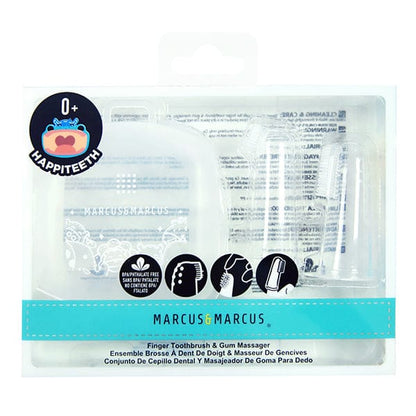 Marcus & Marcus Stage 1 Silicone Finger Toothbrush & Gum Massager Set Marcus & Marcus Stage 1 Silicone Finger Toothbrush & Gum Massager Set 